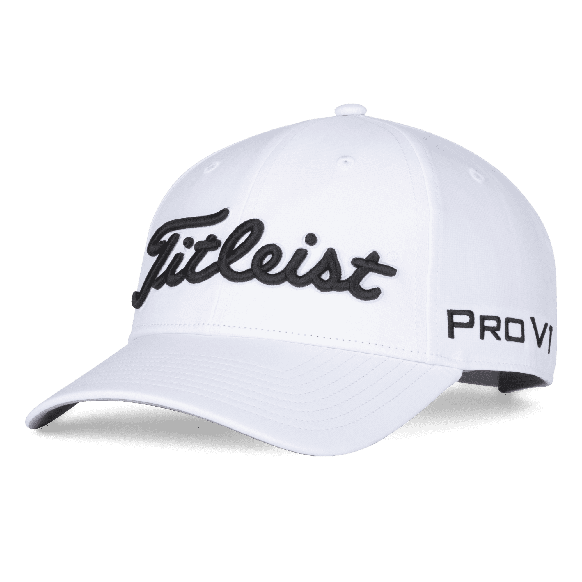 black and white titleist hat