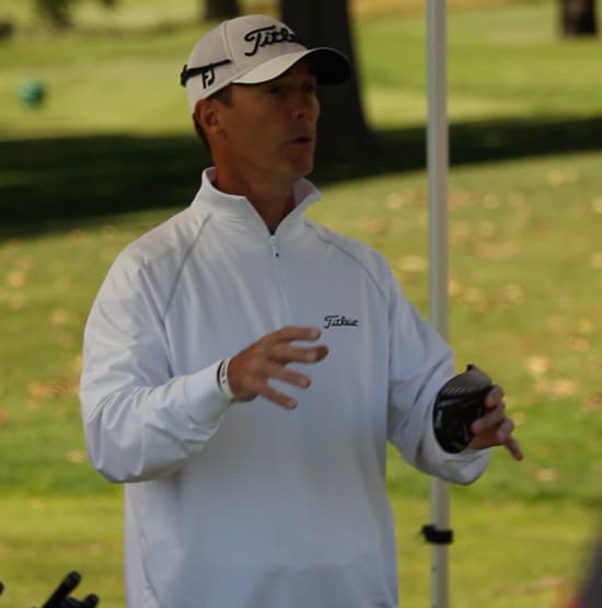 Titleist Technical Representative John Dal Santo...