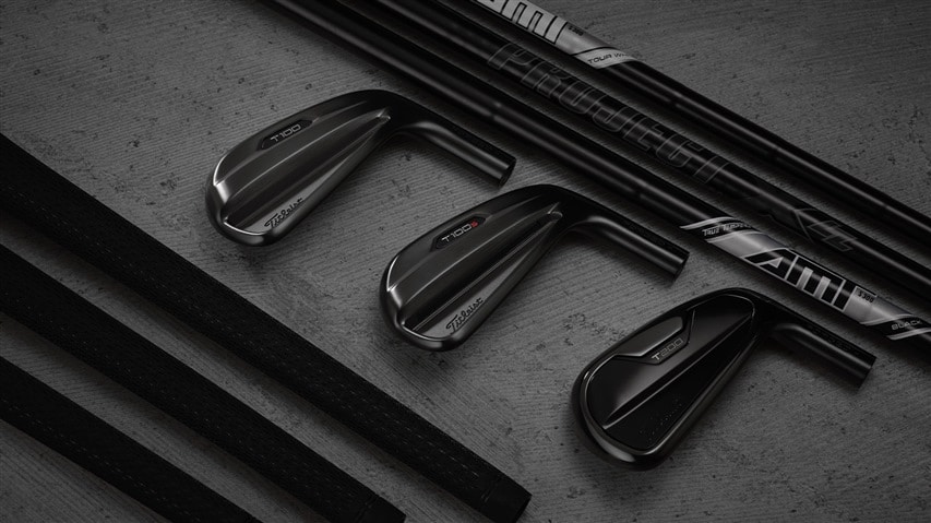 Titleist Introduces Limited-Edition T-Series Black Irons on Tour 